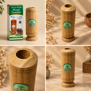 Herbal Wood Tumbler For Diabetes